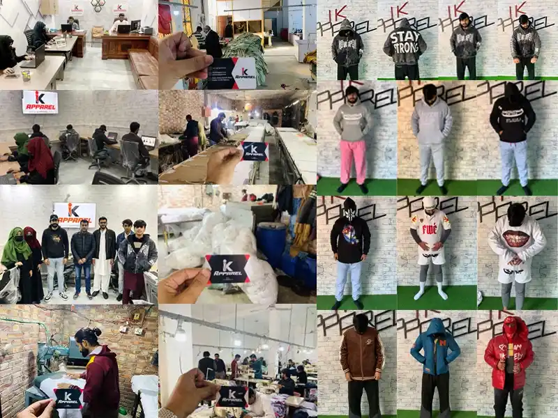 Blank Joggers Manufacturing Process at IK Apparel Factory Sialkot